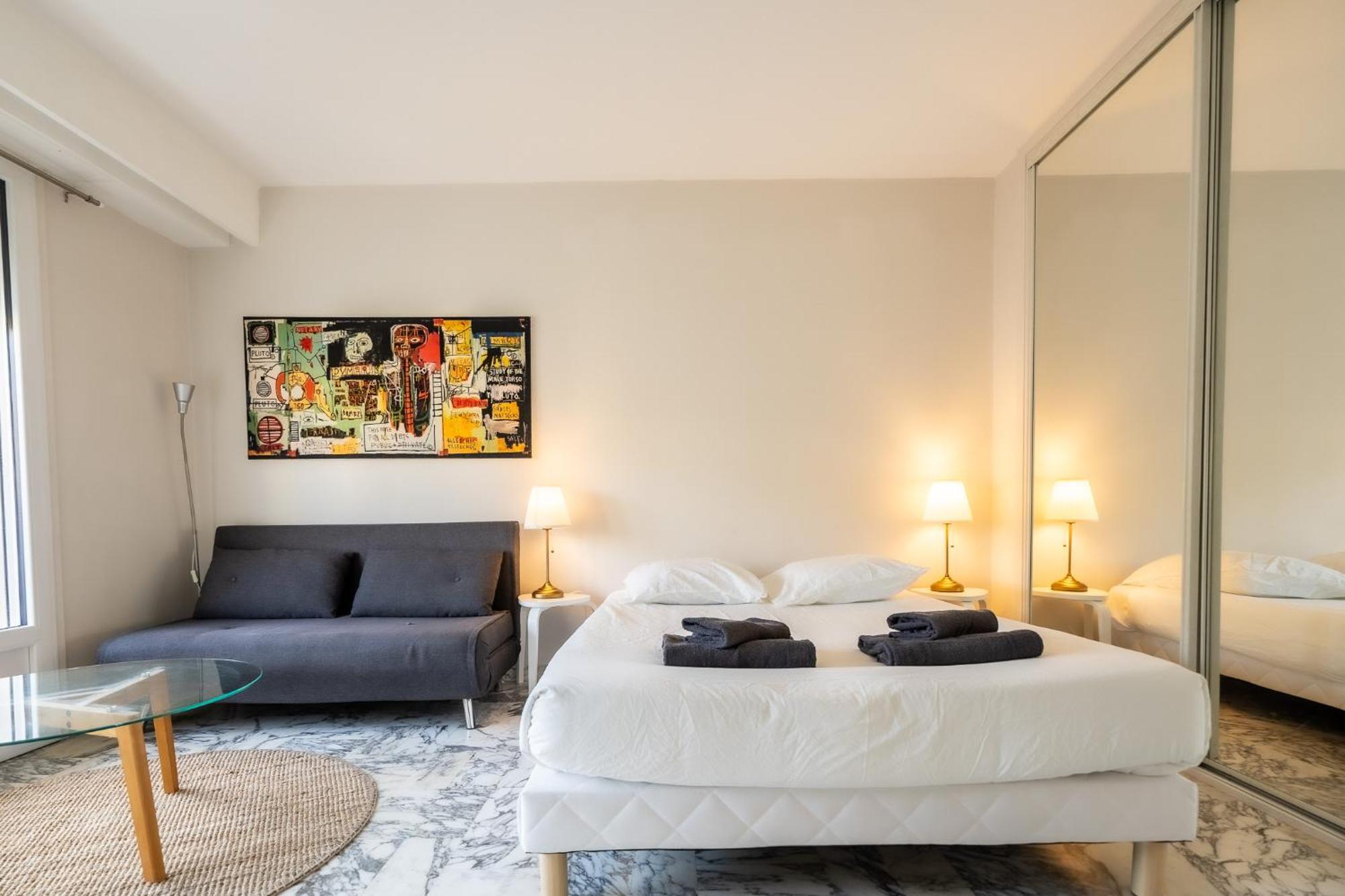 니스 L'Azur Plaisance 아파트 외부 사진